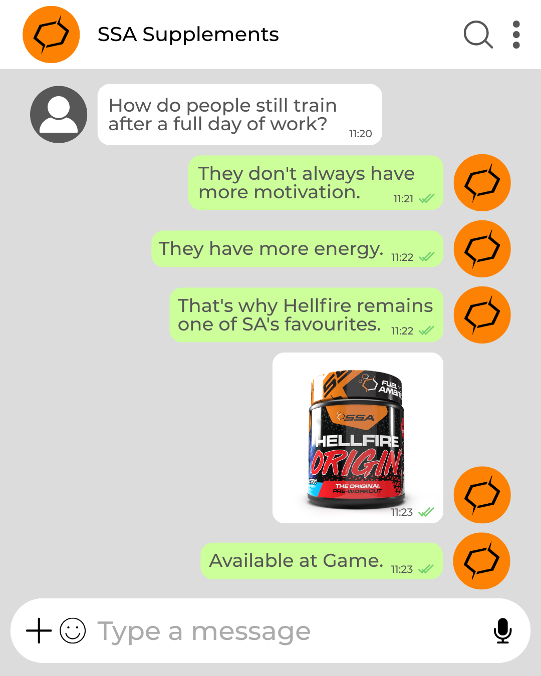 SSA Supplements Facebook ad