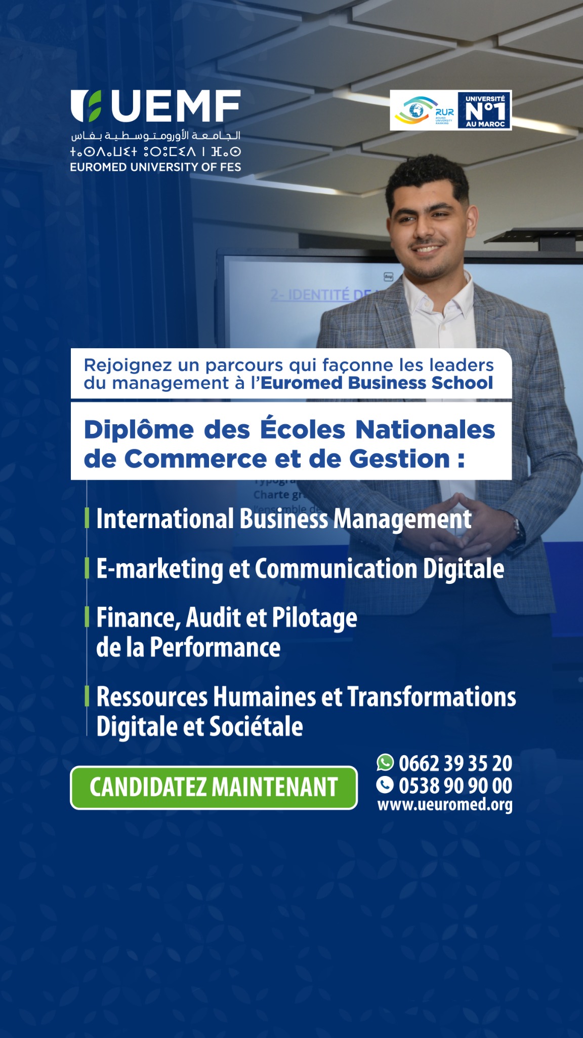 Université Euromed de Fès Facebook ad