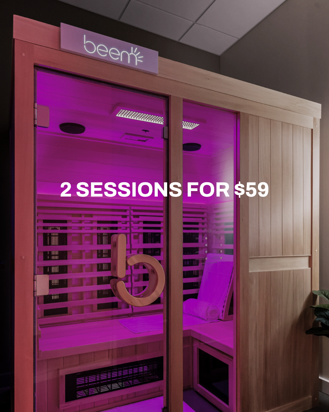 Beem Light Sauna Lubbock South Facebook ad