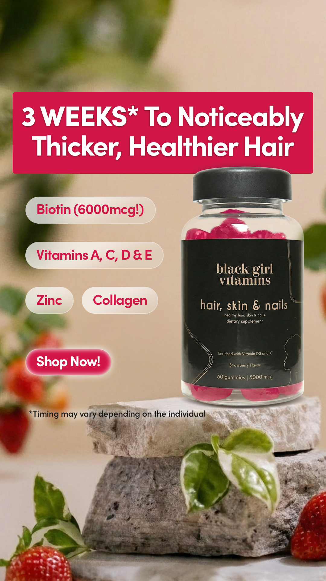 Black Girl Vitamins Facebook ad