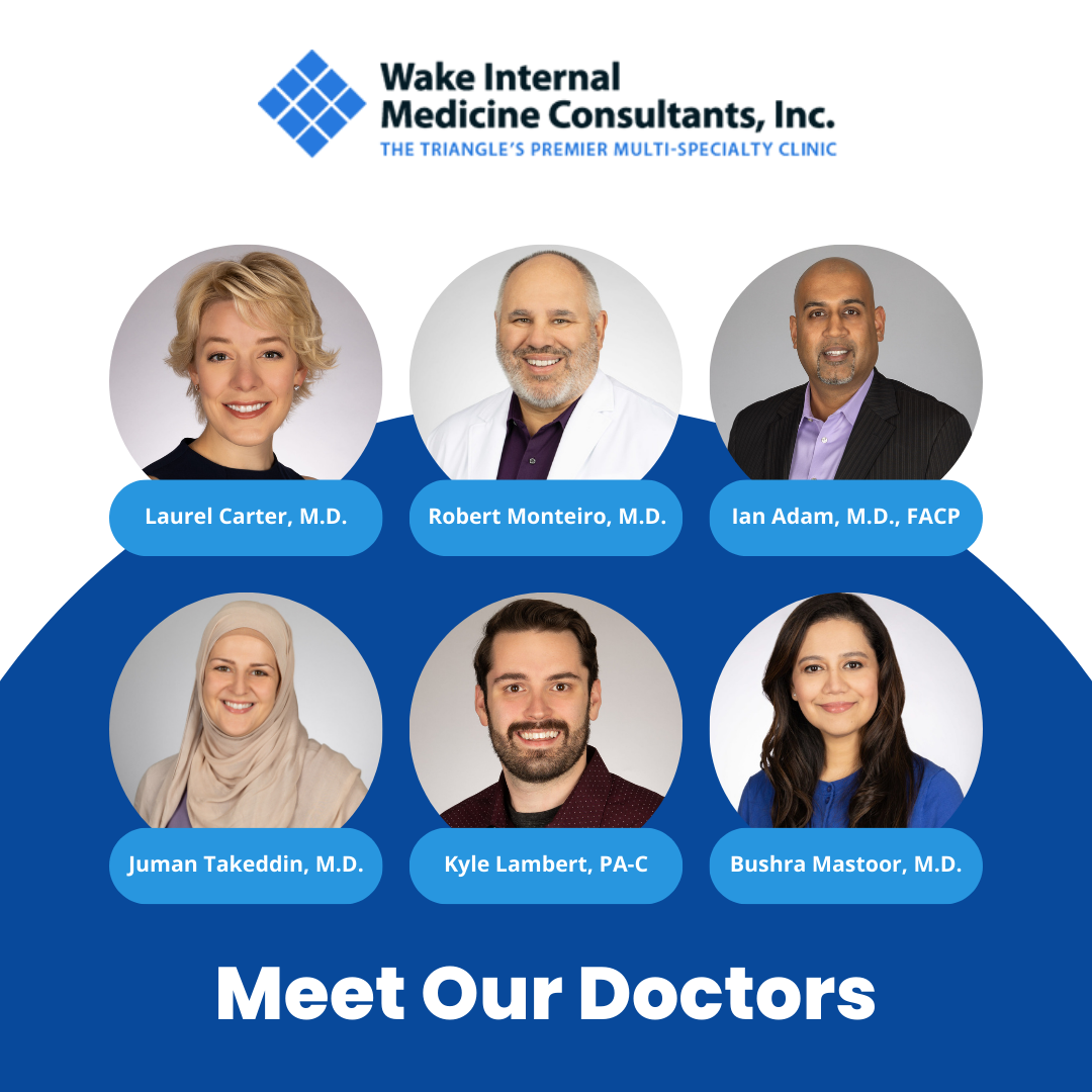 Wake Internal Medicine Consultants, Inc. Facebook ad: Triangle's Premier Multi-Speciality Clinic