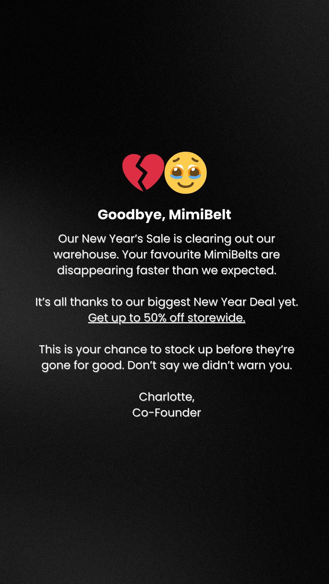MimiBelt Facebook ad