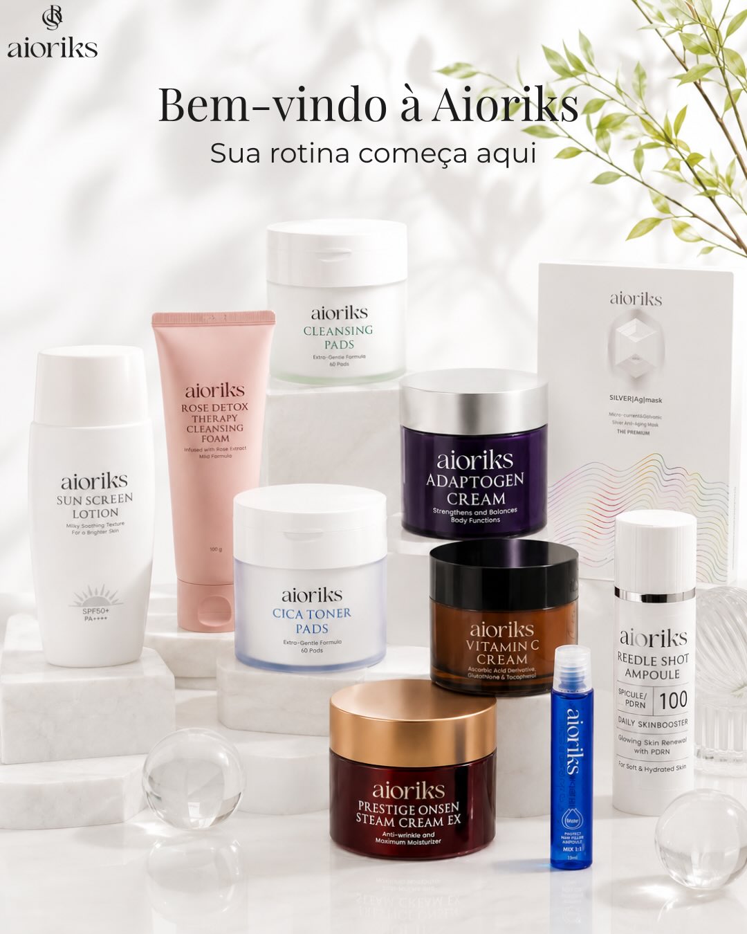 Rossati Design Facebook ad: Bem-vindos à AIORIKS Brasil!