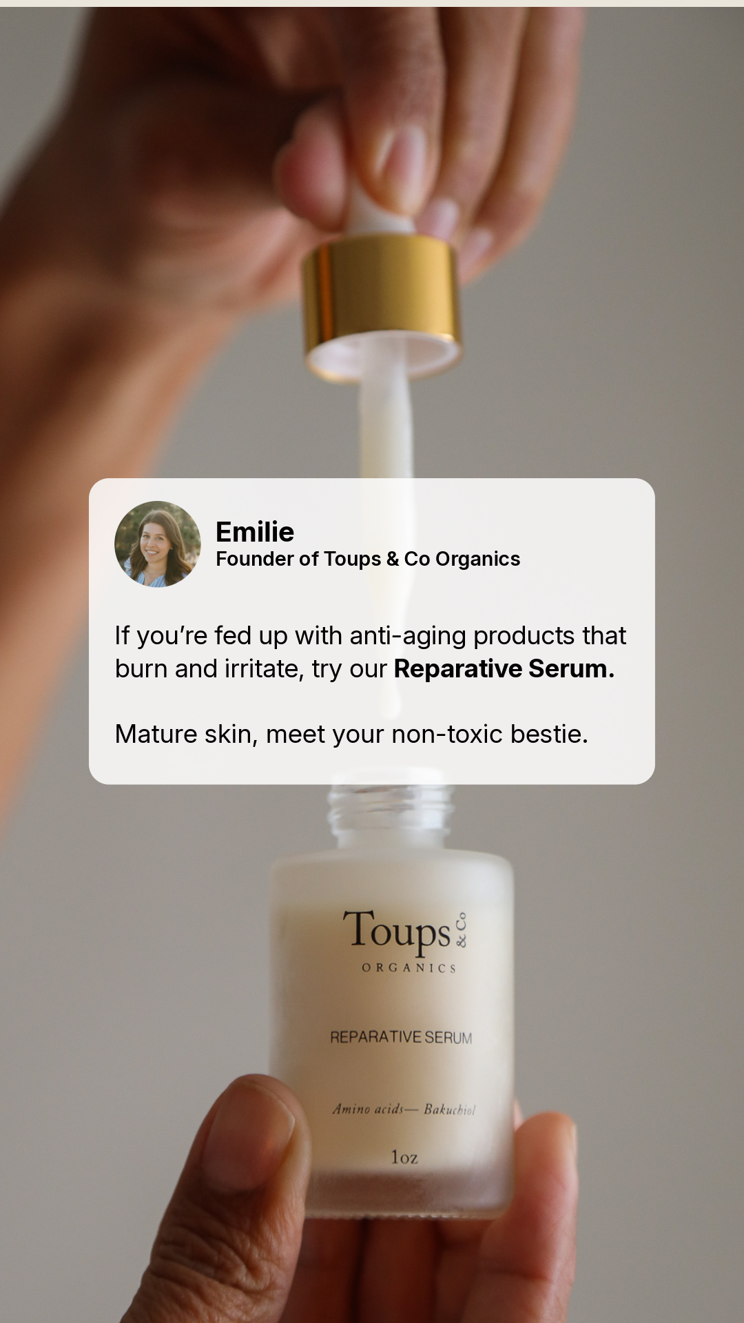 Toups and Co Organics Facebook ad
