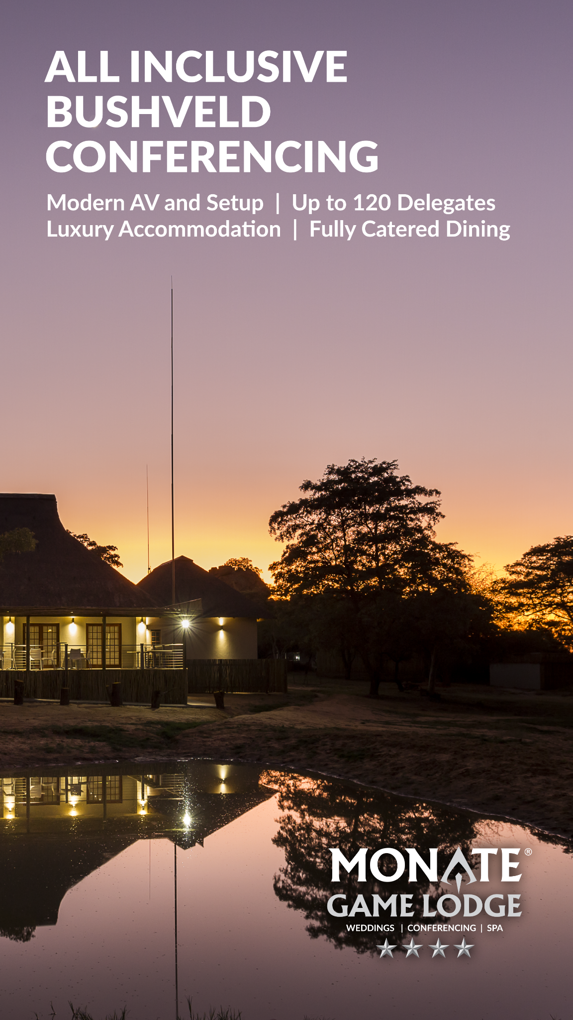 Monate Game Lodge Facebook ad