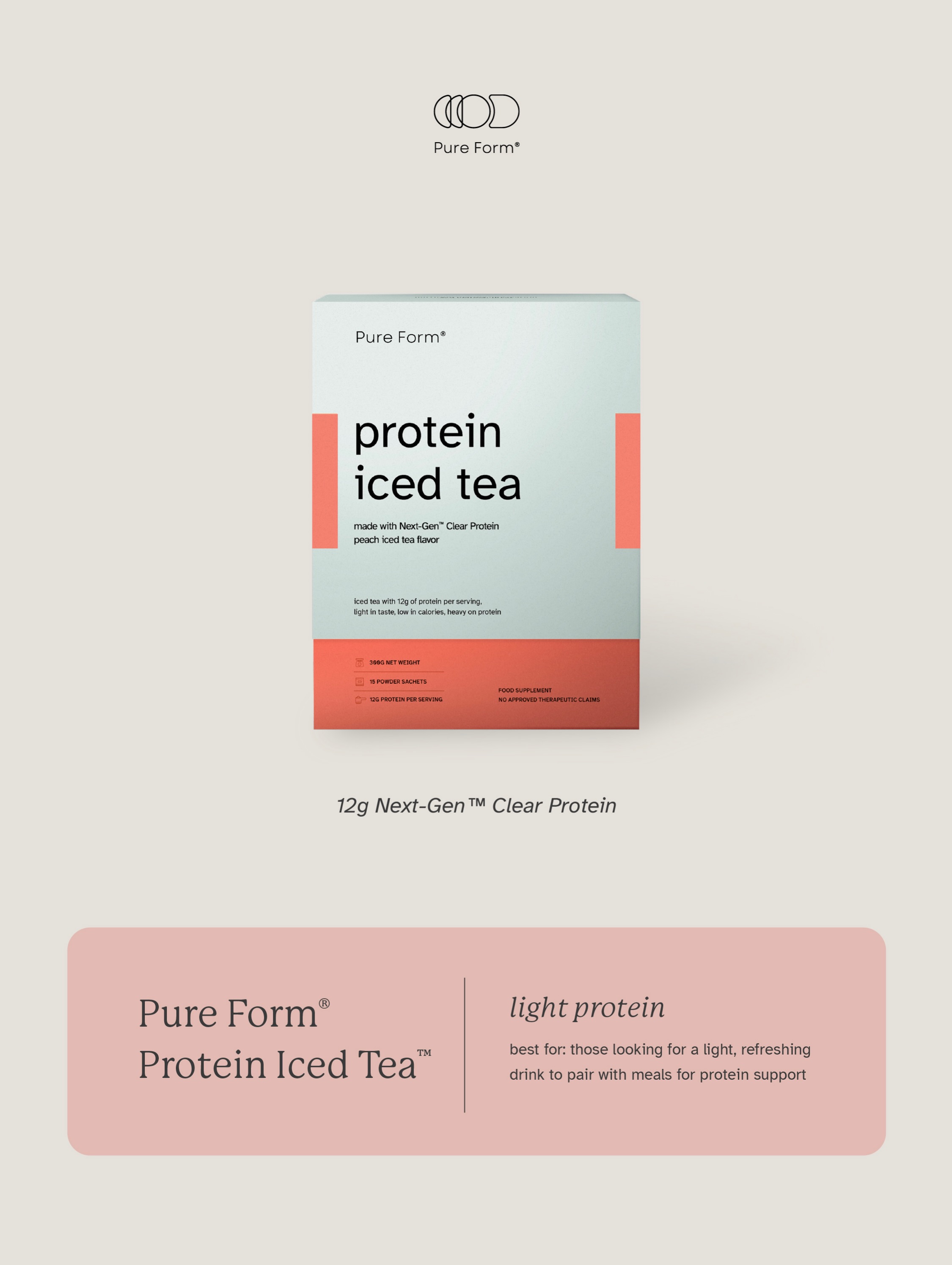 Pure Form Facebook ad