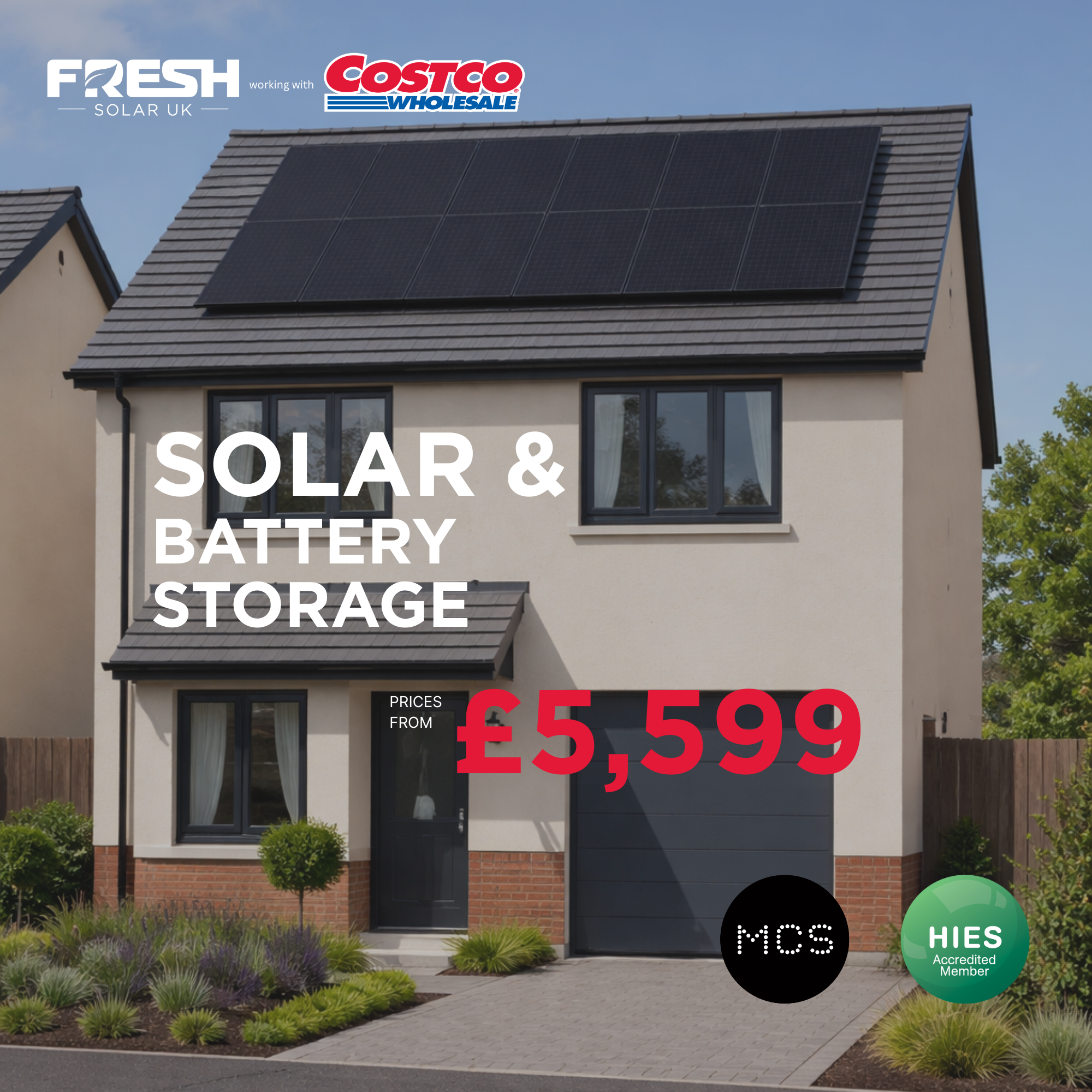 Fresh Solar UK Facebook ad