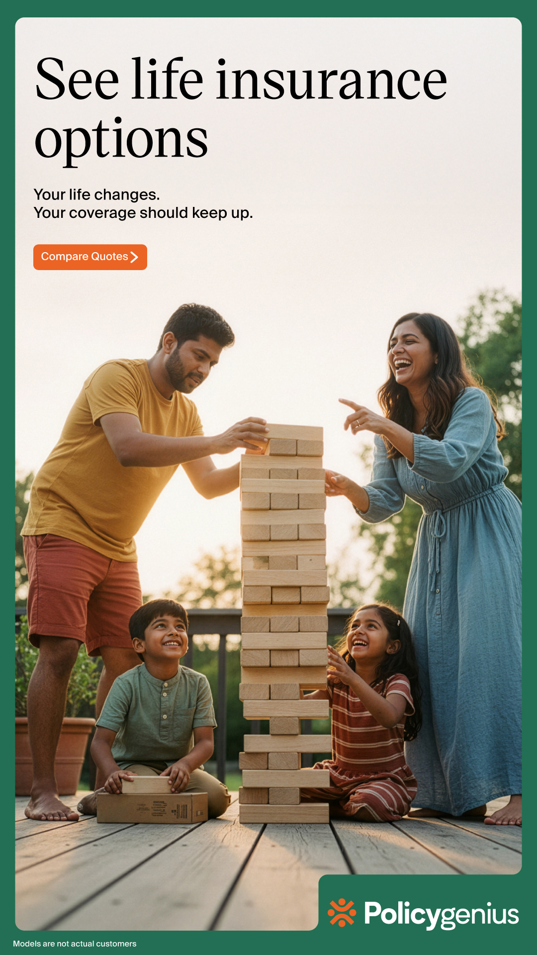 Policygenius Facebook ad