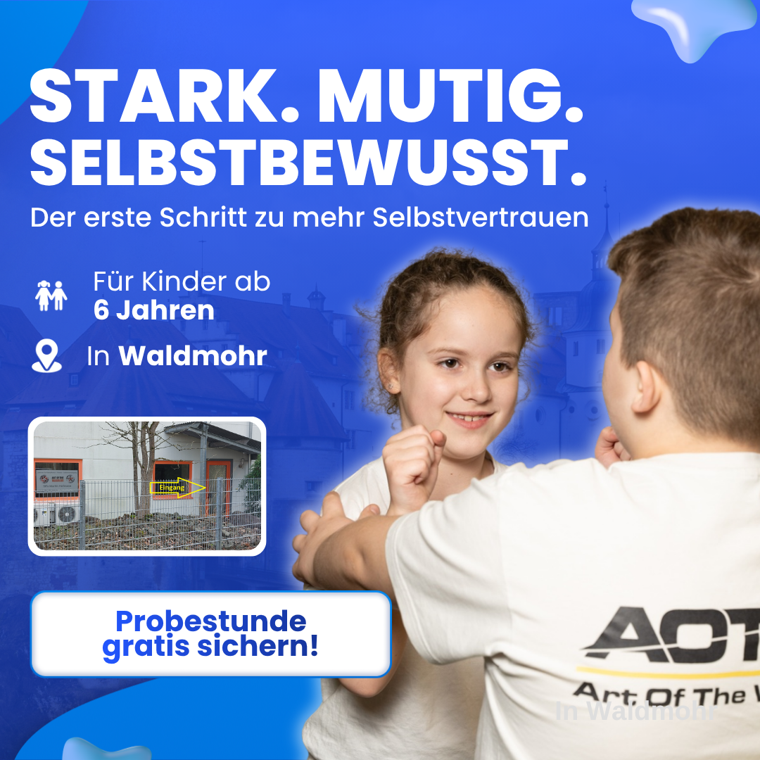Art Of The Warrior Kampfkunstzentrum Facebook ad: Waldmohr: Selbstvertrauen und Sicherheit für Kind