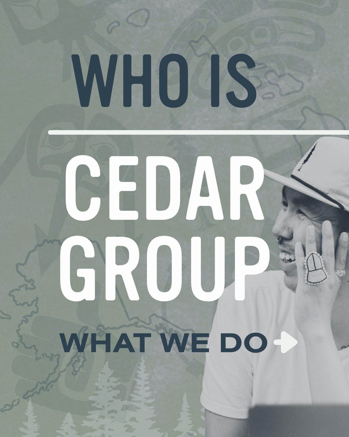 Cedar Group Marketing & PR Facebook ad: We're all storytellers, in one way or another.