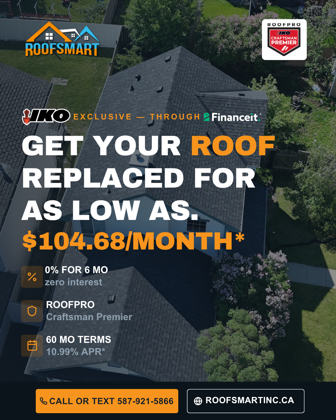 Roof Smart Edmonton Facebook ad