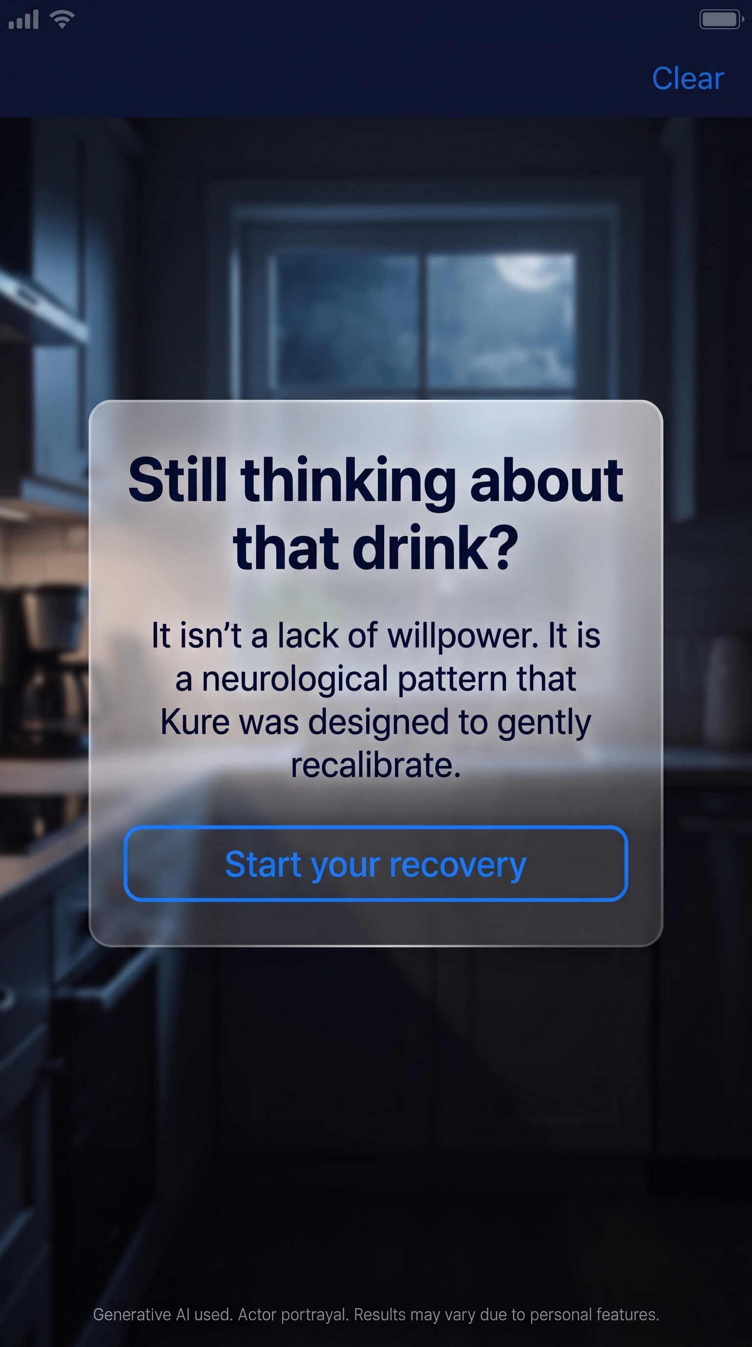 Hypnosis to Stop Drinking Facebook ad