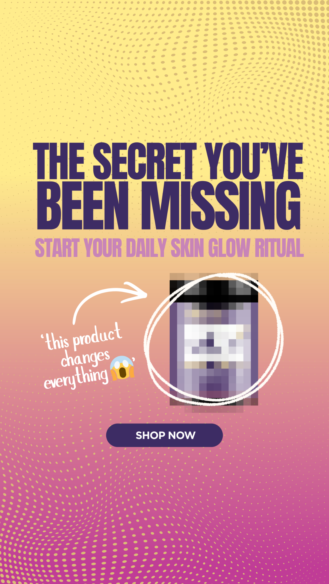 Glow Bright Facebook ad