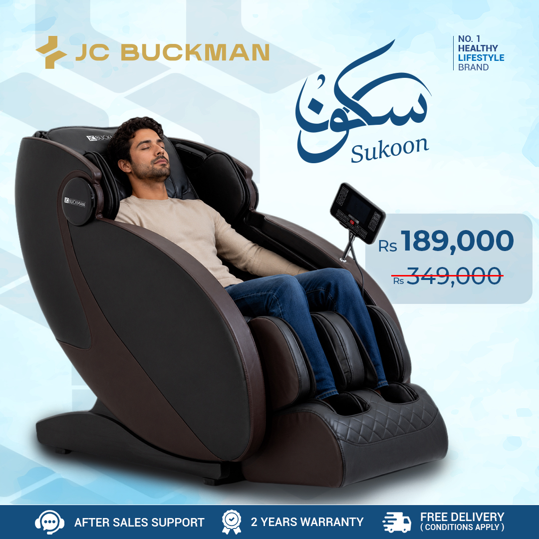 JCBuckman Facebook ad: Book Your Full Body Massage Chair Today!