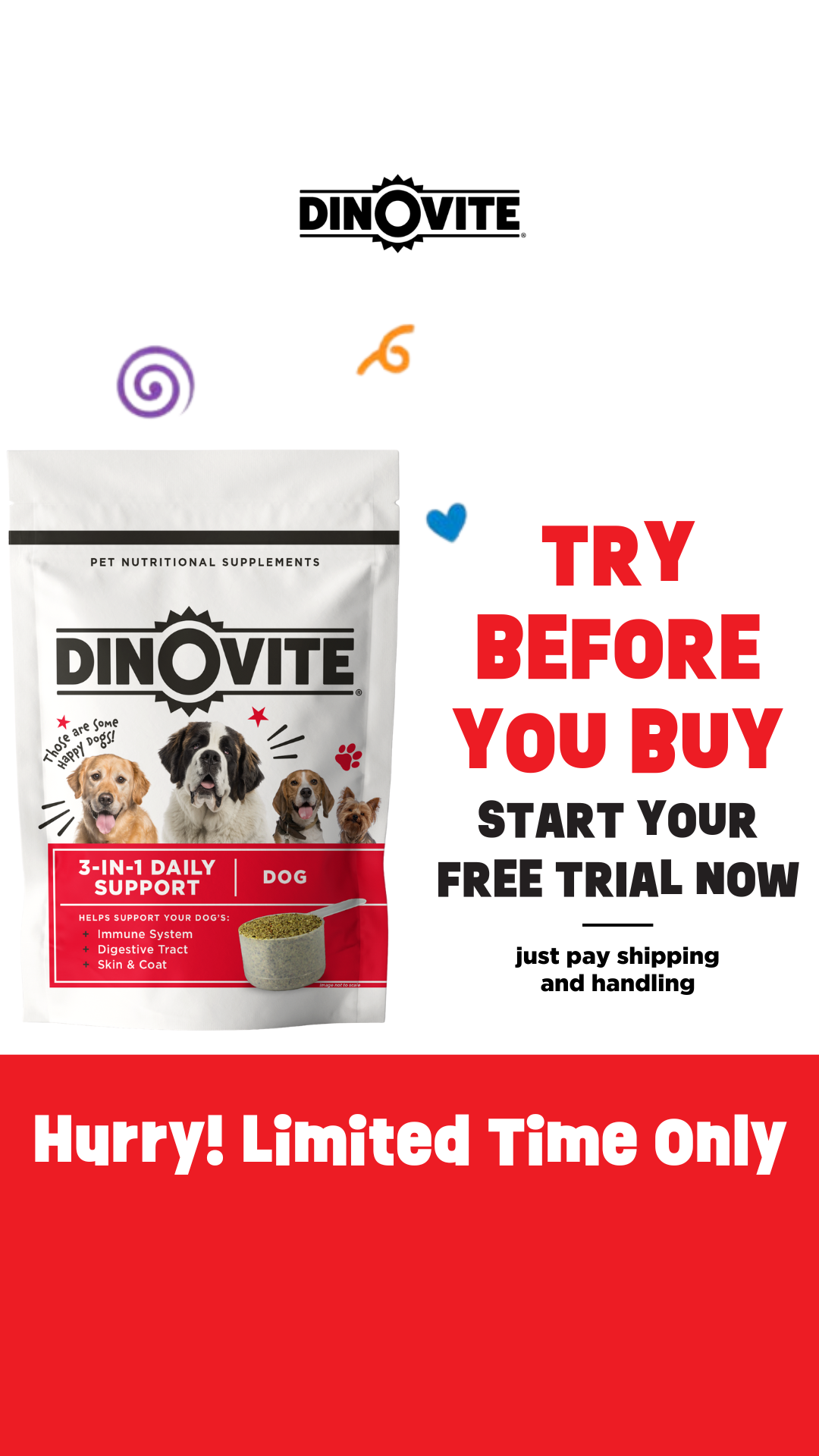 Dinovite.com Facebook ad