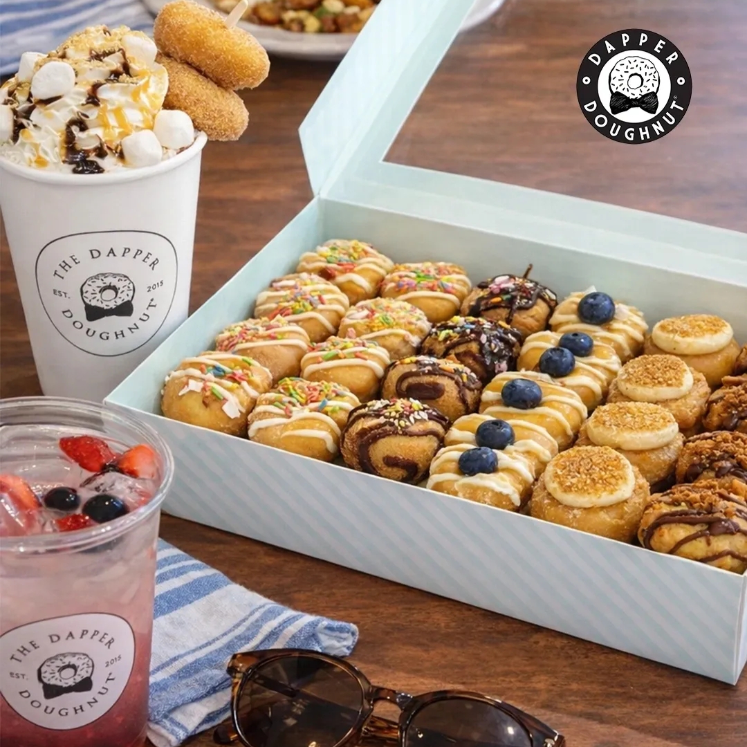 Dapper Doughnut Arlington - Town North Facebook ad: Fresh Doughnuts Are Coming To Your Area, Get Ready