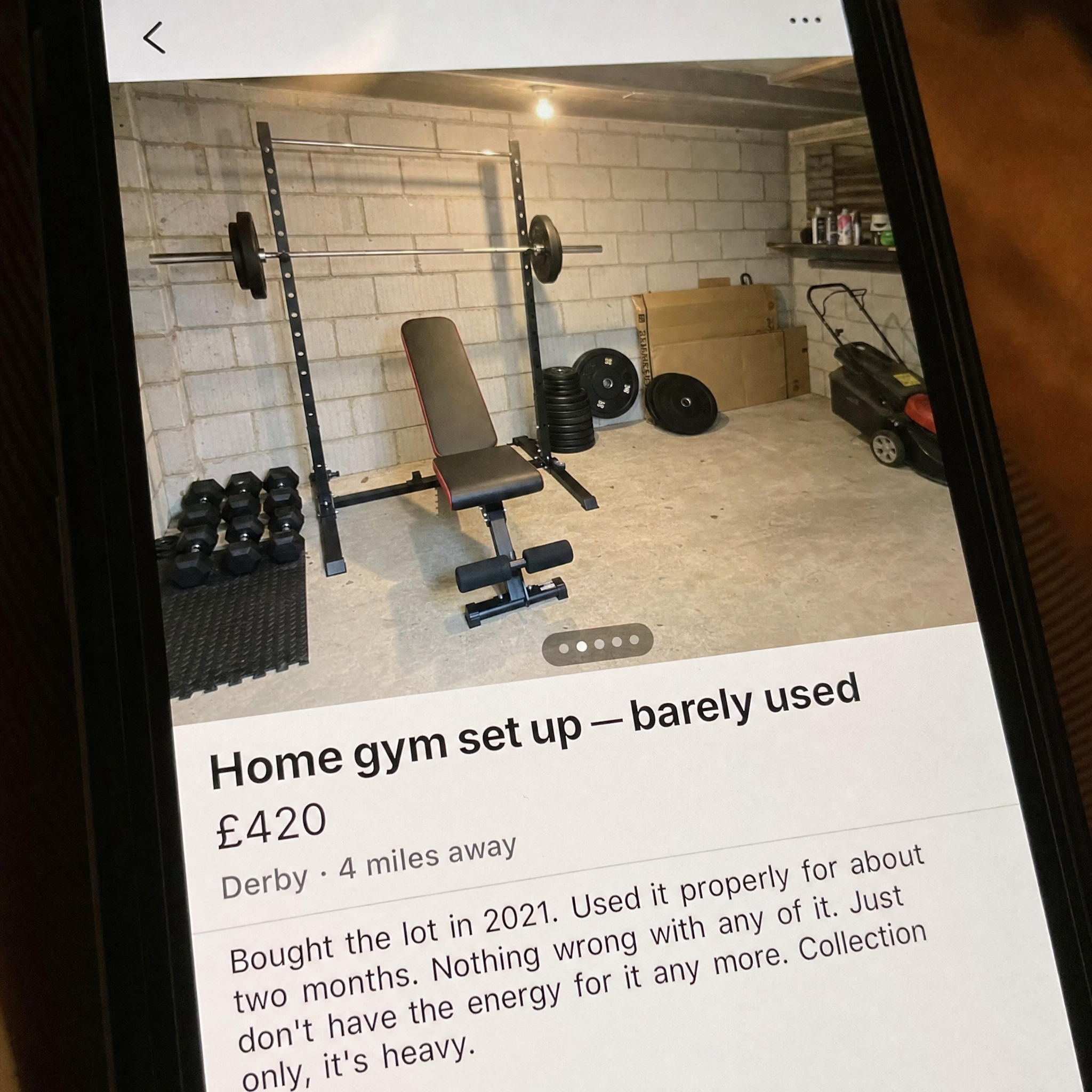 Richie Herrod Facebook ad: I wrote this listing at half eleven