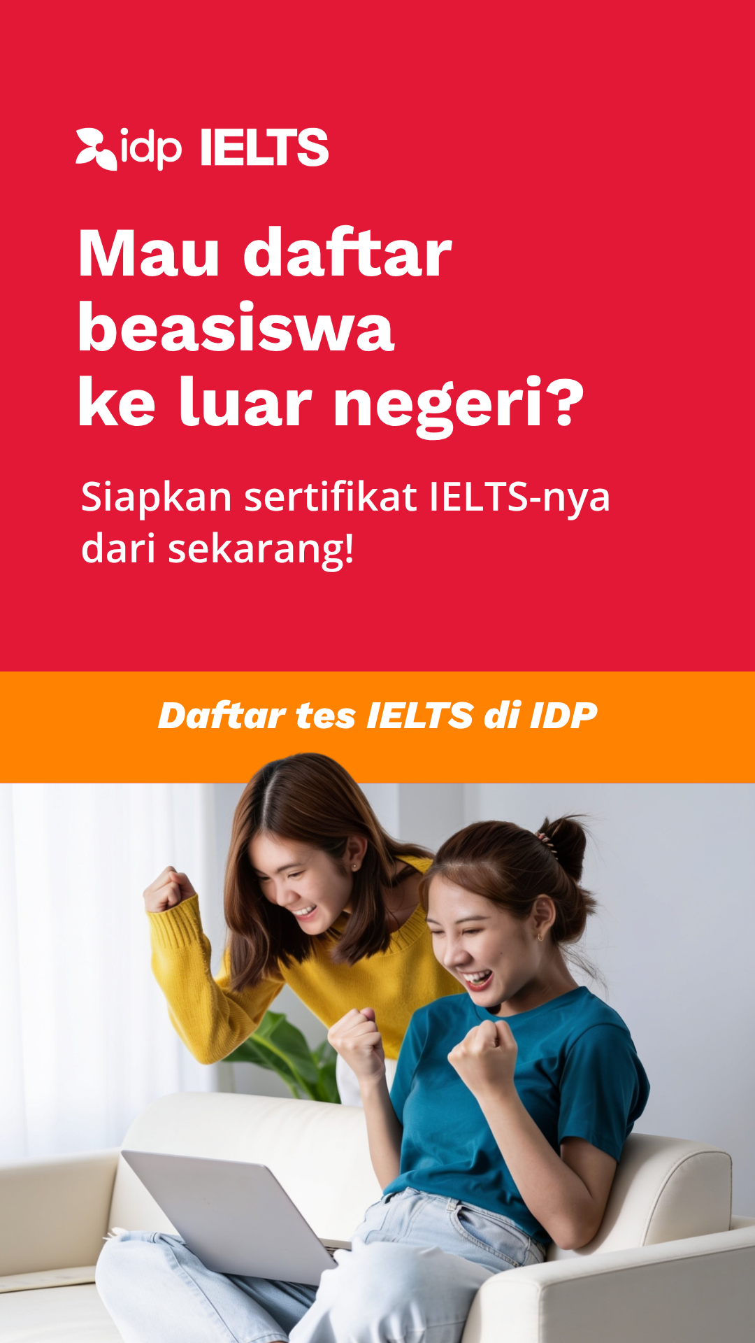 IELTS Essentials from IDP Facebook ad: Daftar IELTS Sekarang