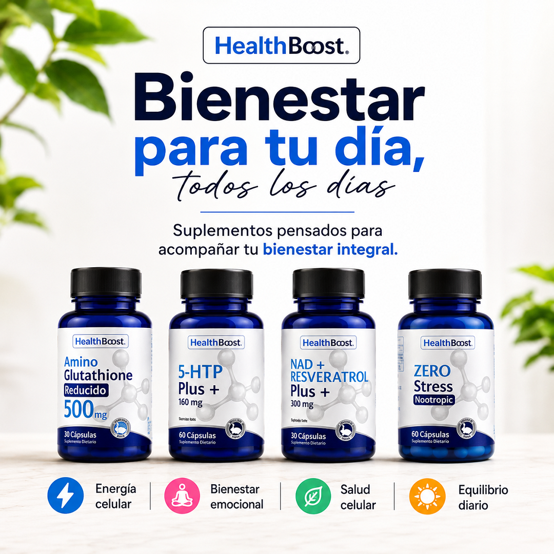 Healthboost Argentina Facebook ad: Bienestar para tu día, todos los días.