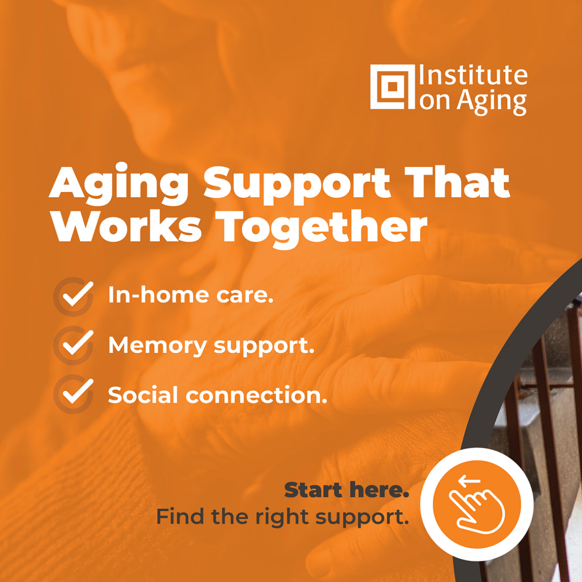 Institute on Aging Facebook ad
