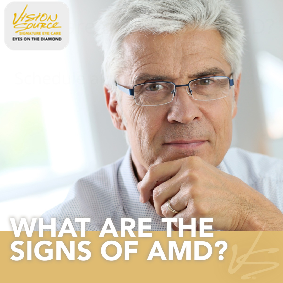 Eyes on the Diamond Facebook ad: Because Age-Related Macular Degeneration (AMD) worsens…