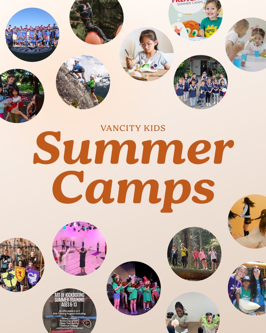 Vancity Kids Facebook ad: Summer Camp Guide