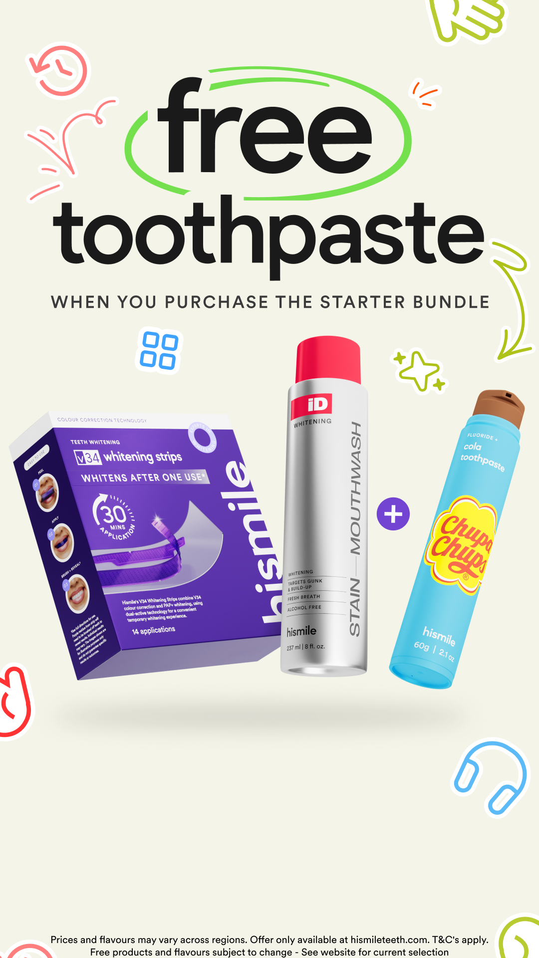 Hismile Facebook ad