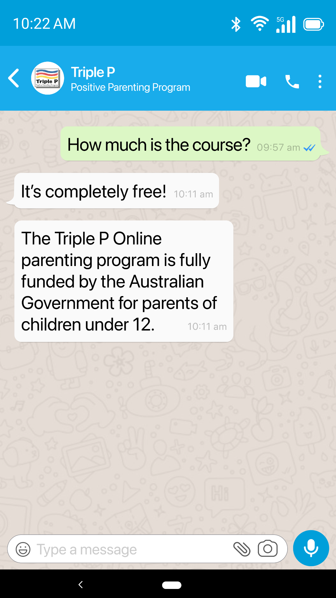 Triple P - Positive Parenting Program Facebook ad
