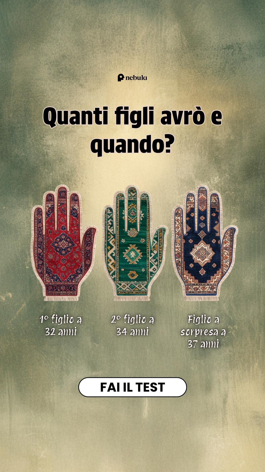 Nebula: Palm Reading Facebook ad