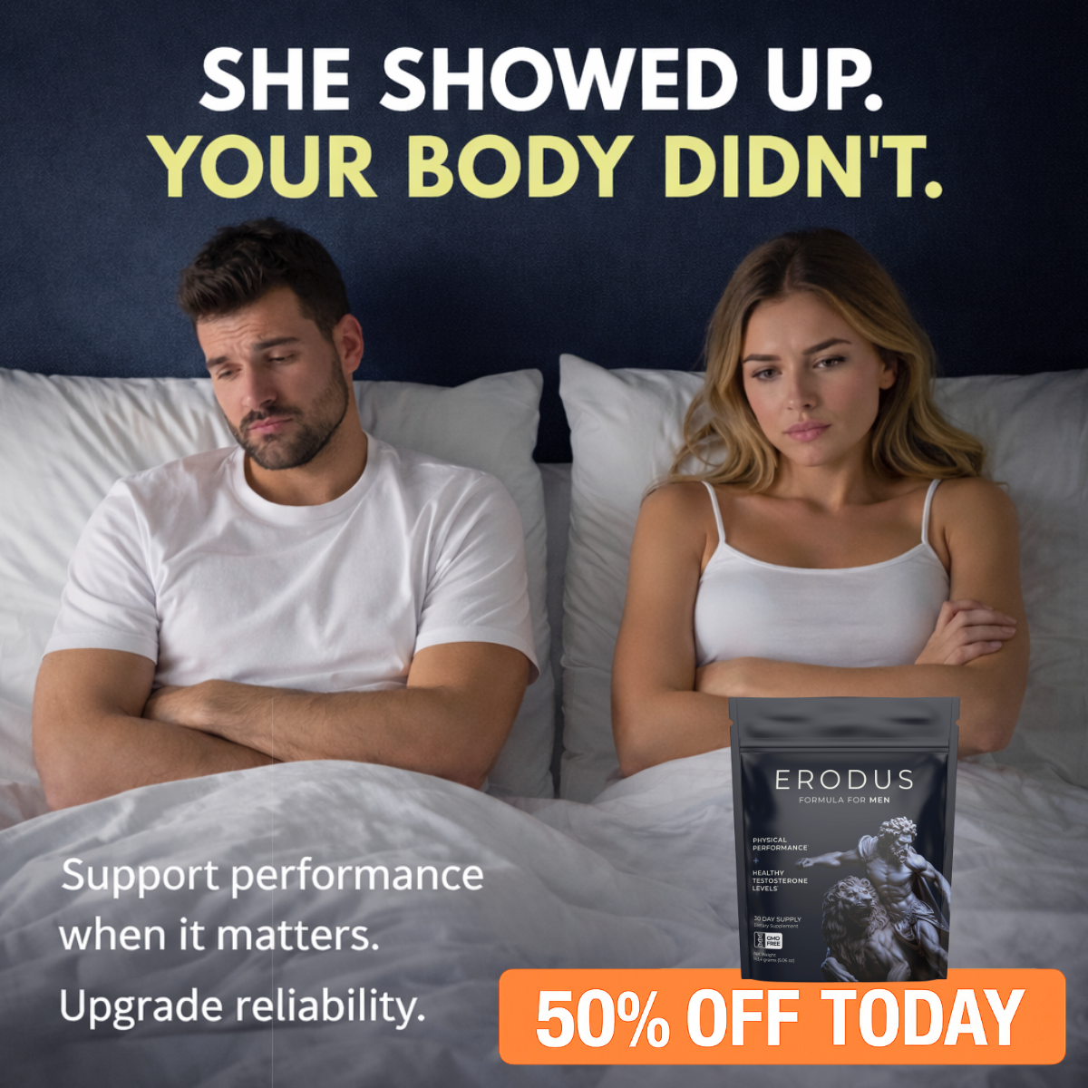 Erodus Formula For Men Facebook ad