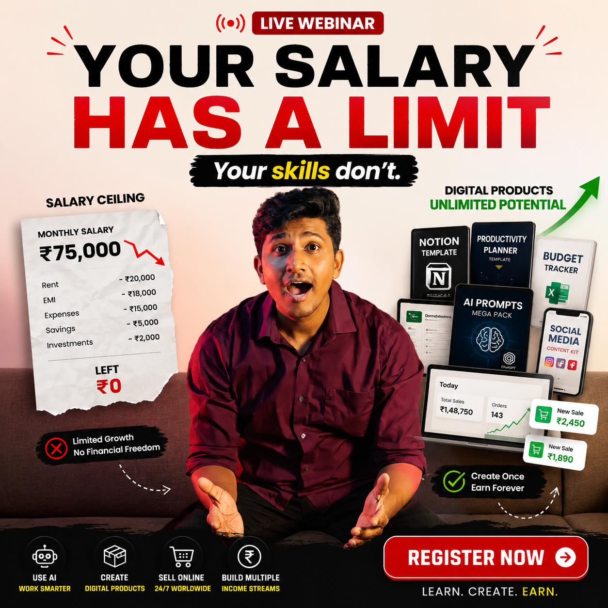 Digitally Roshan Facebook ad