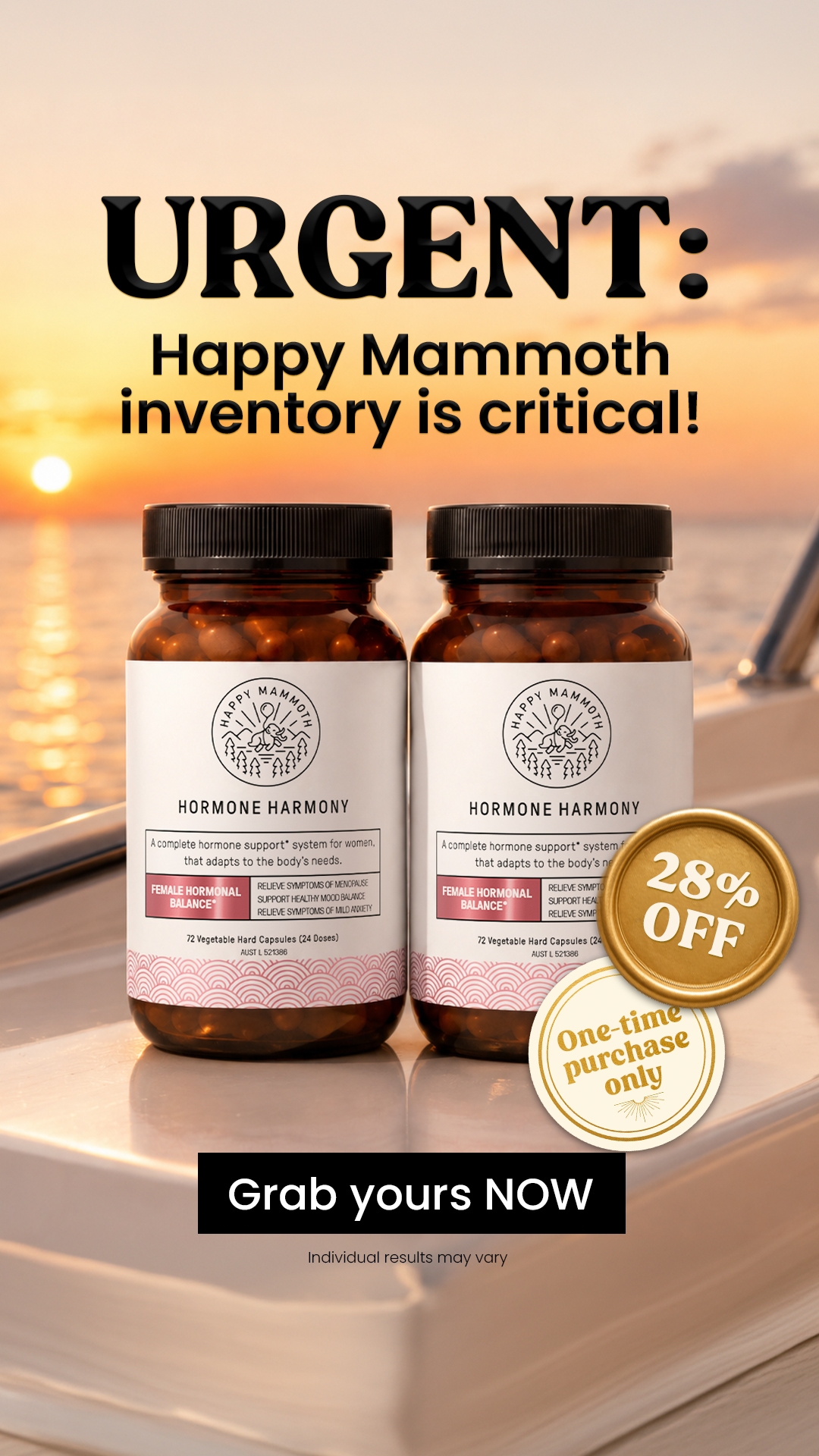 Happy Mammoth Facebook ad