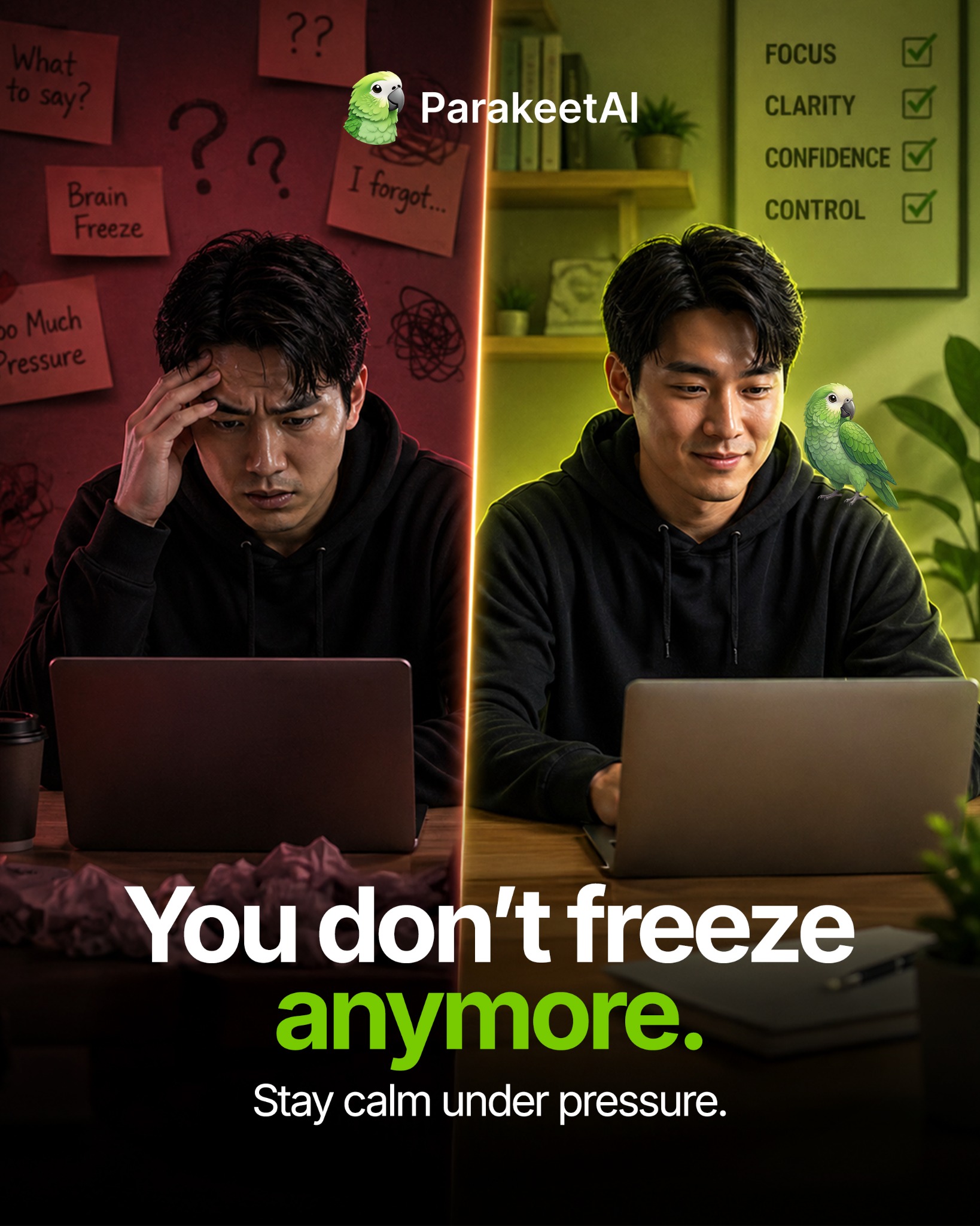 Parakeetai Facebook ad