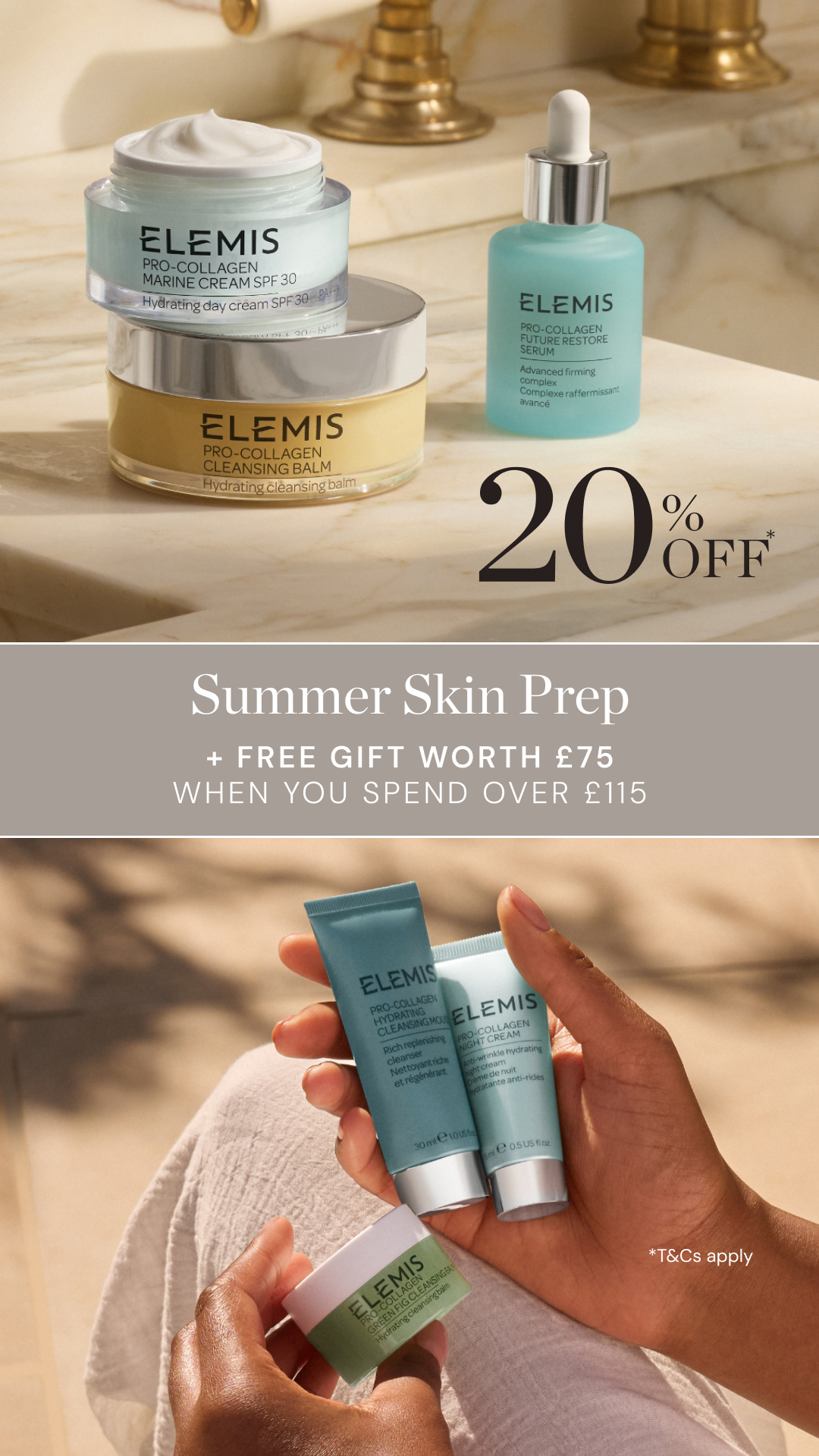Elemis Facebook ad from Aug 21, 2026