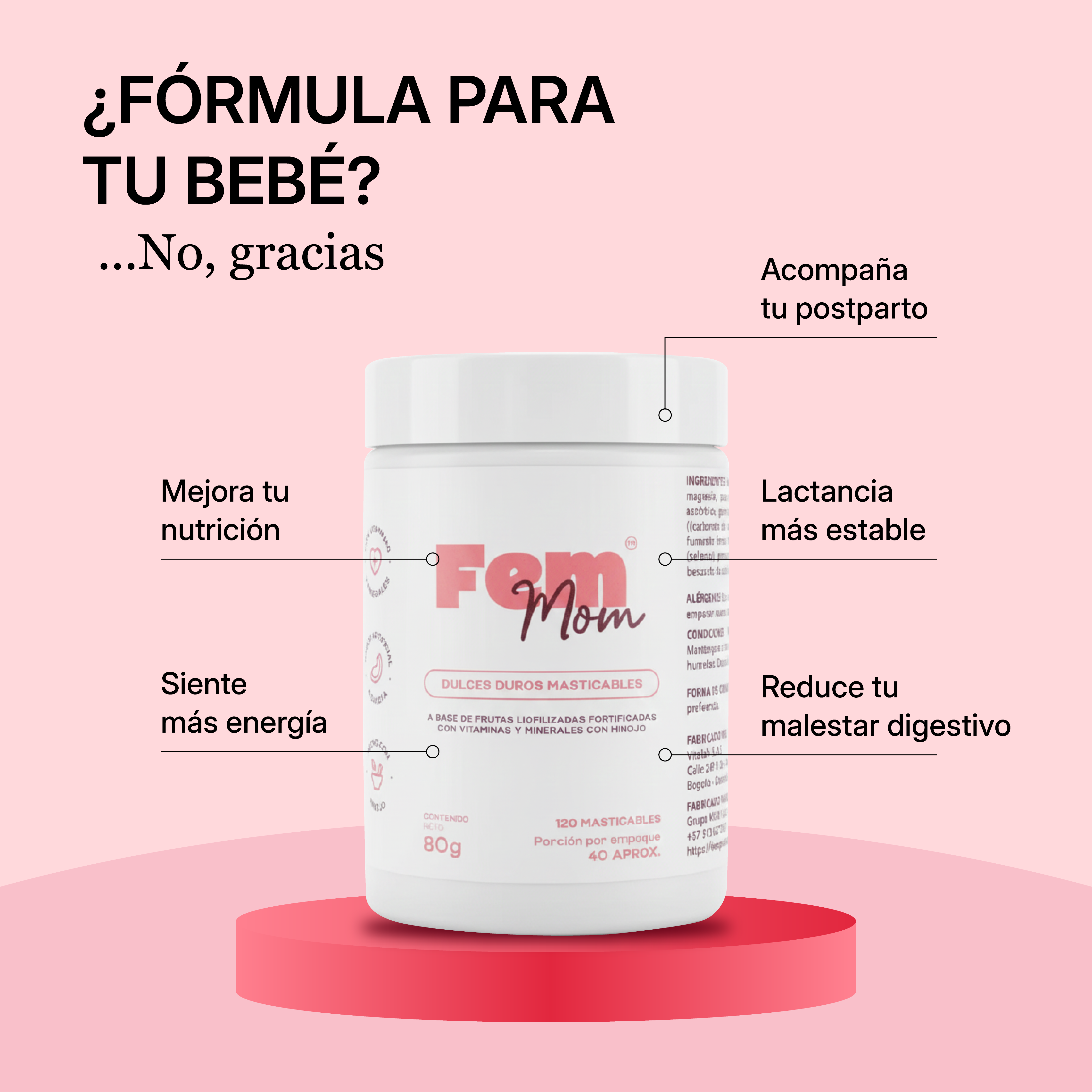 Fem Probiotics Facebook ad
