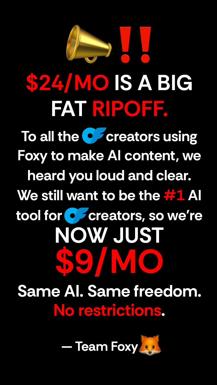 Foxy.ai Facebook ad
