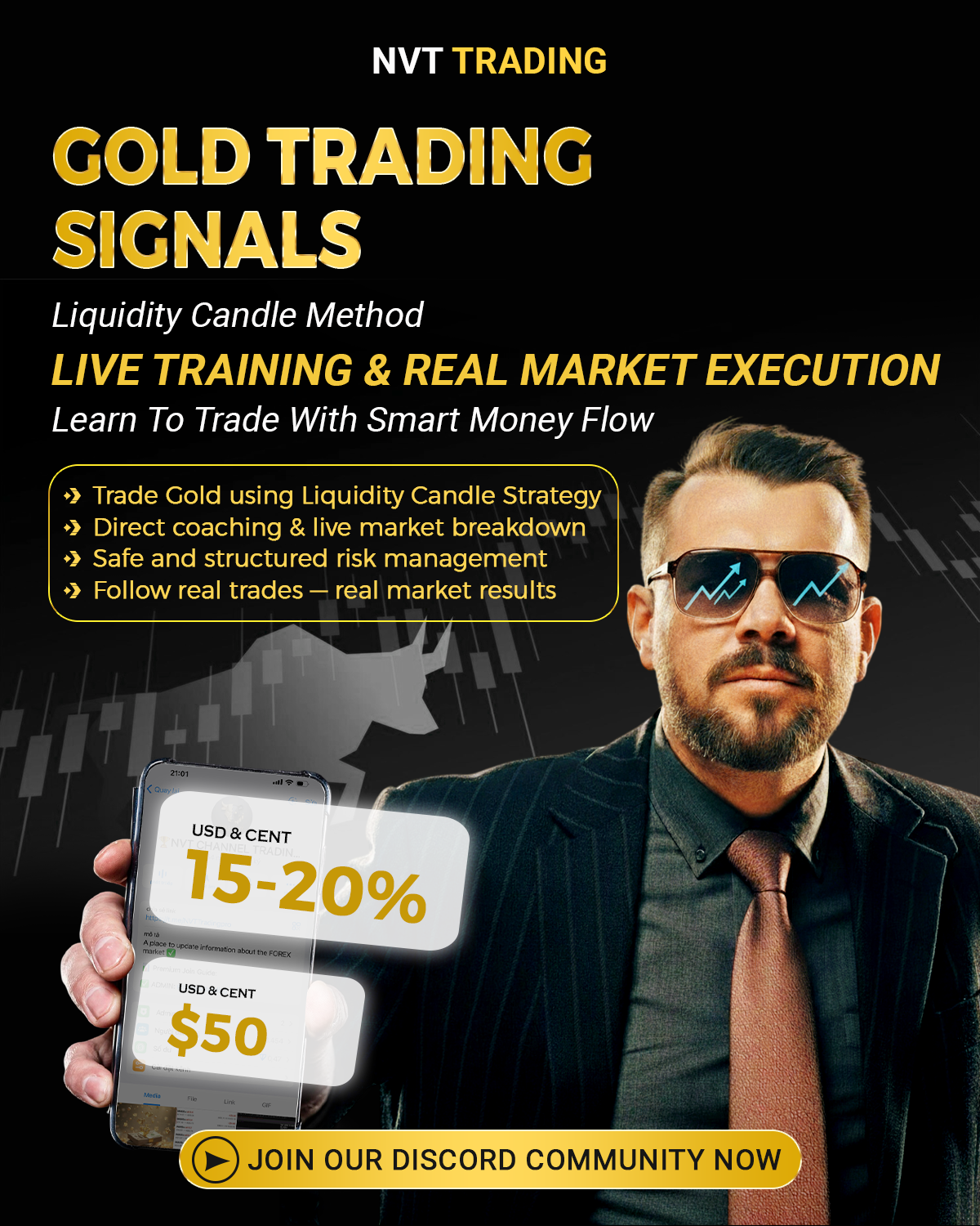 NVT Channel Trading Facebook ad: Join the Free Course Now!