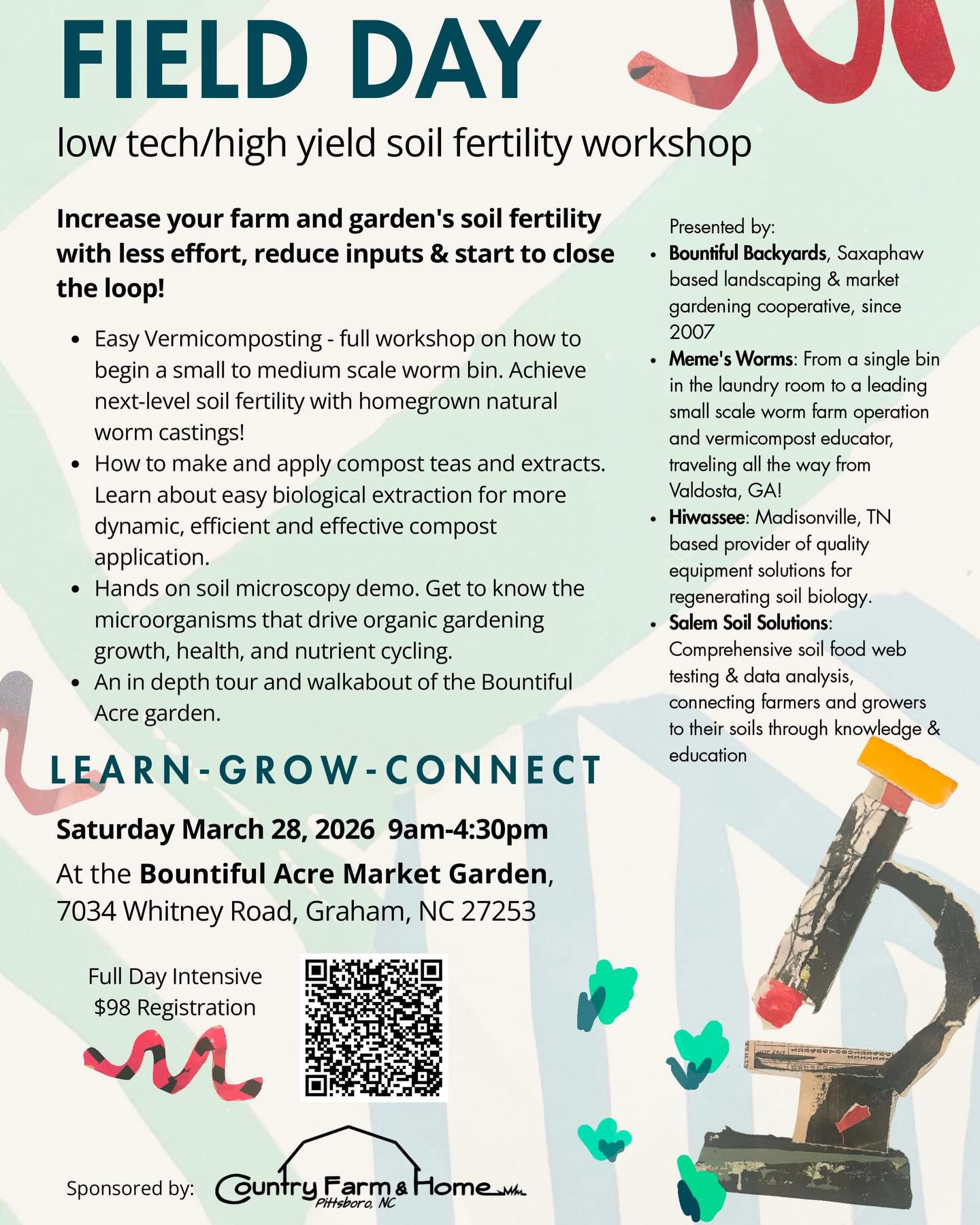 Salem Soil Solutions Facebook ad: Bountiful Backyards Soil Fertility Field Day