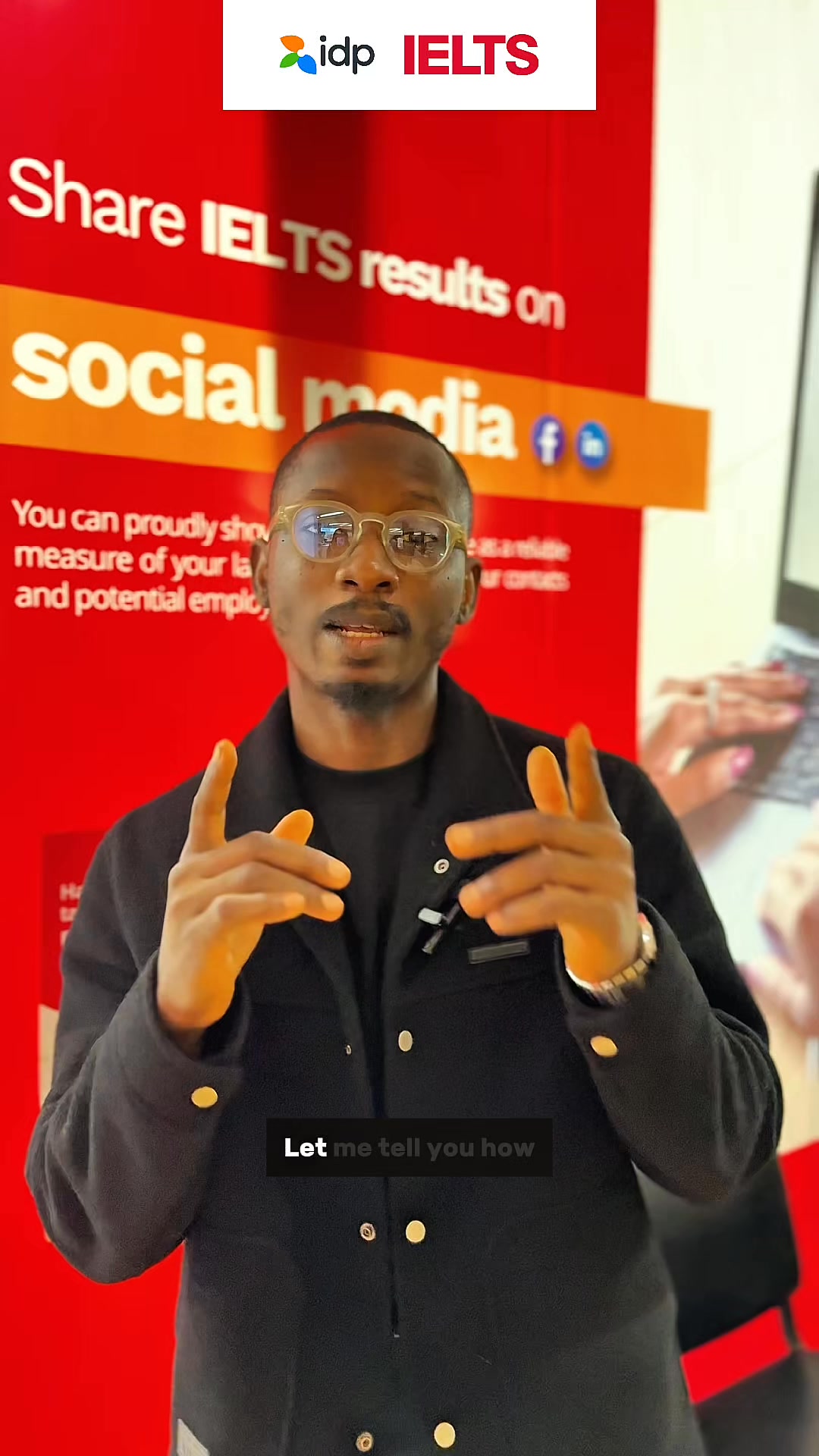 IELTS by IDP Ghana Facebook ad: Get Familiar with IELTS Before Your Real Test