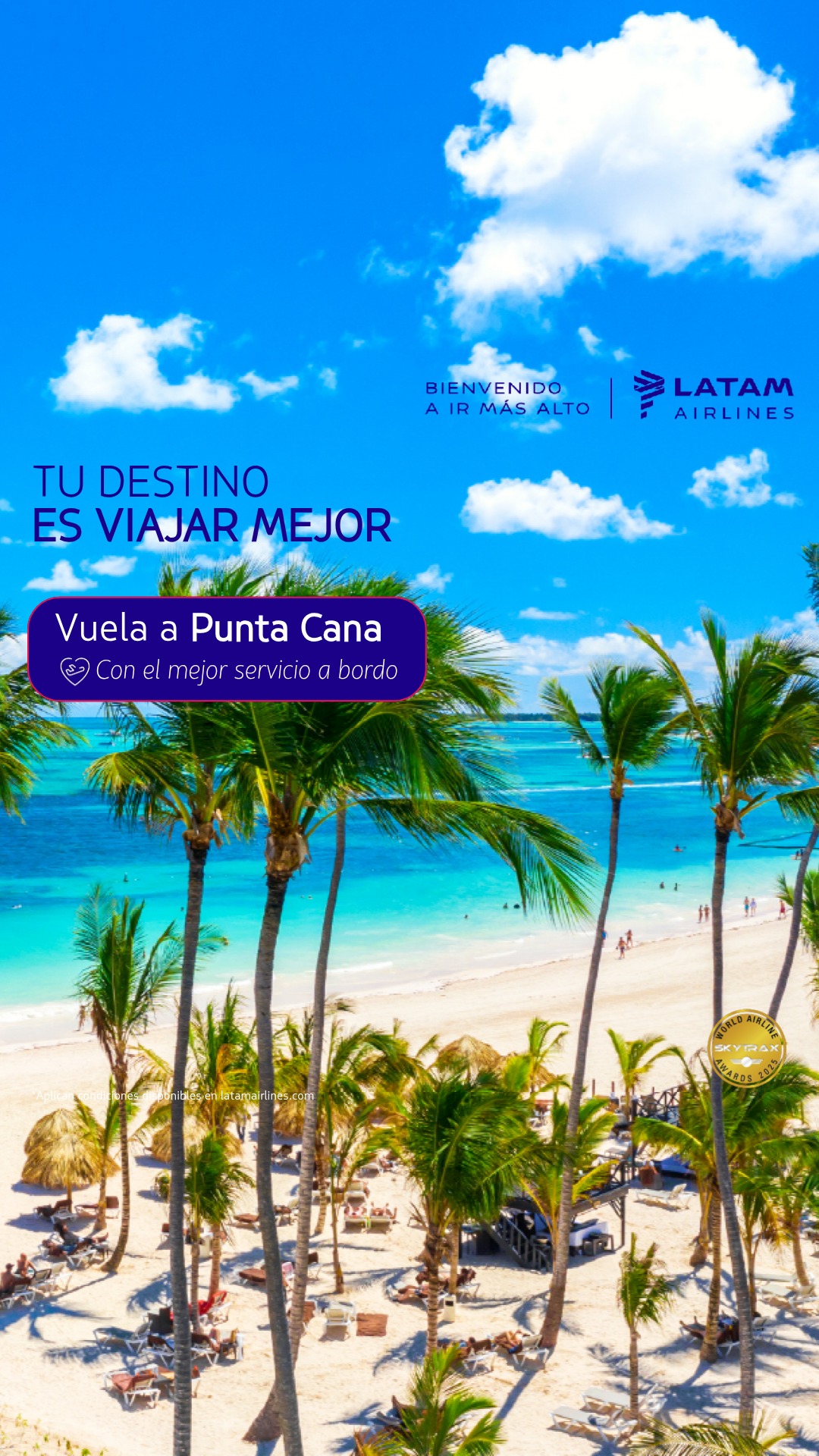 LATAM Airlines Facebook ad