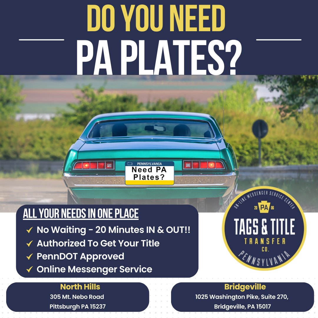 Tags and Title Transfer Company, Inc Facebook ad: Plates & Registration Fast! Skip the DMV headache