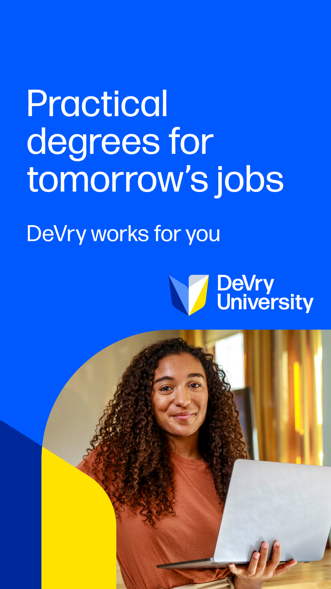 DeVry University Facebook ad