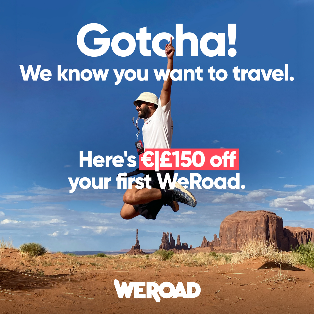 WeRoad Travel Facebook ad