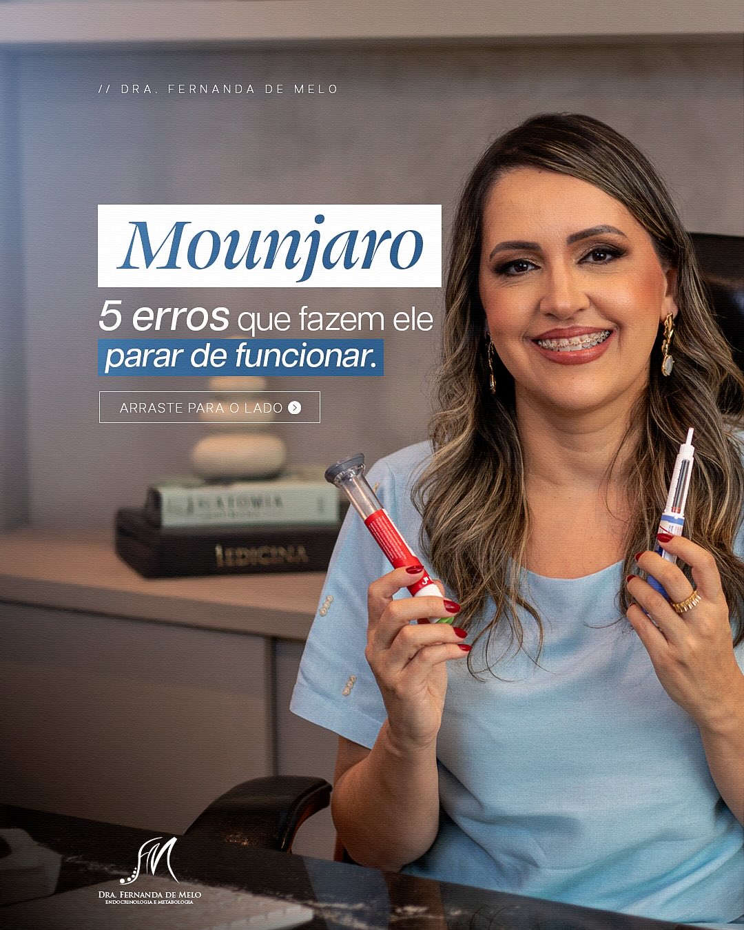 Dra. Fernanda de Melo Facebook ad: O Mounjaro pode perder eficácia quando erros simples…