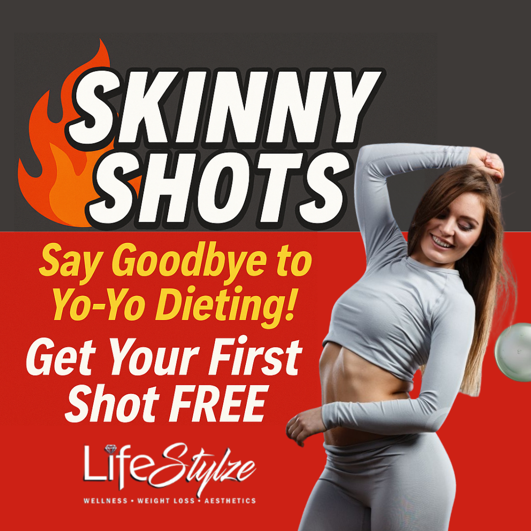 LifeStylze Weightloss, Wellness and Aesthetics Facebook ad: Skinny Shot FREE! Limited Time!