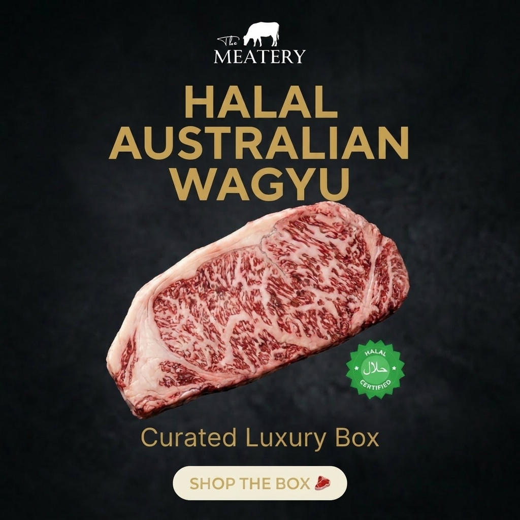 The Meatery Facebook ad: Unrivaled Halal Wagyu