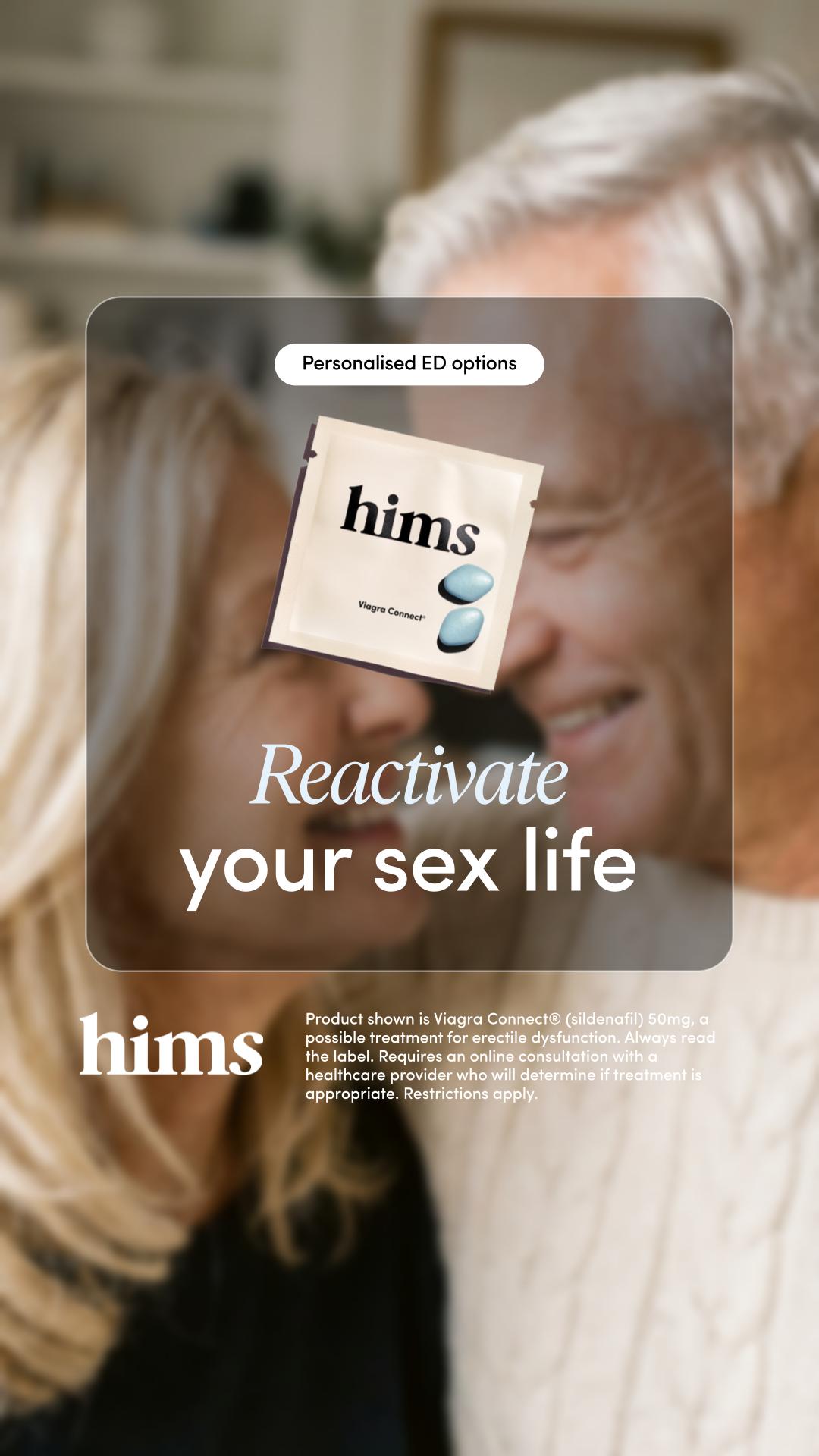 hims Facebook ad
