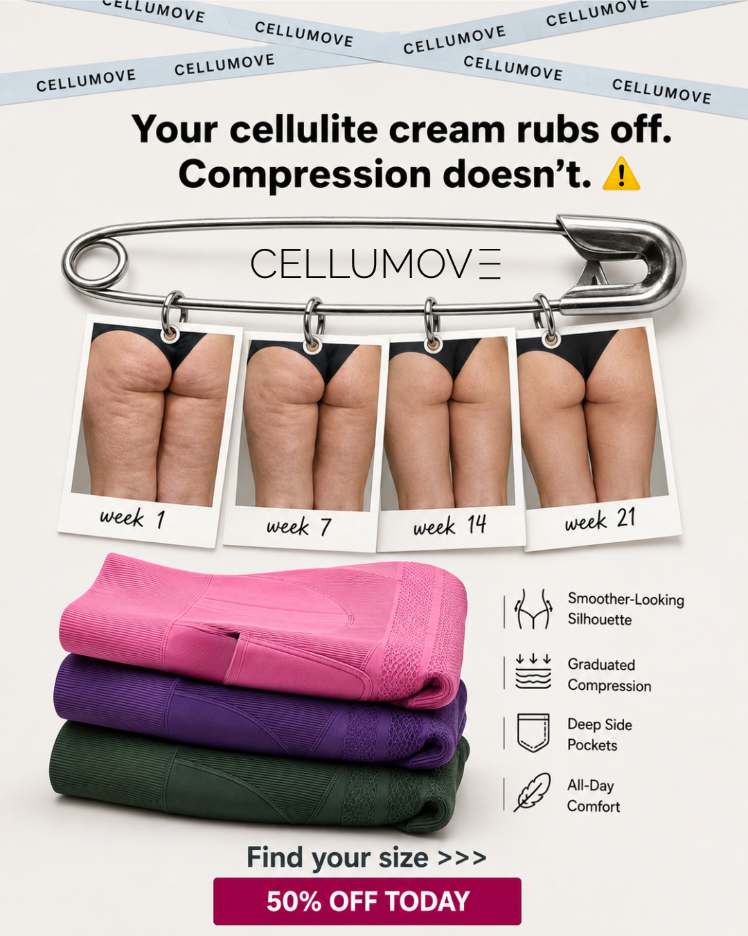 Cellumove Fitwear Facebook ad
