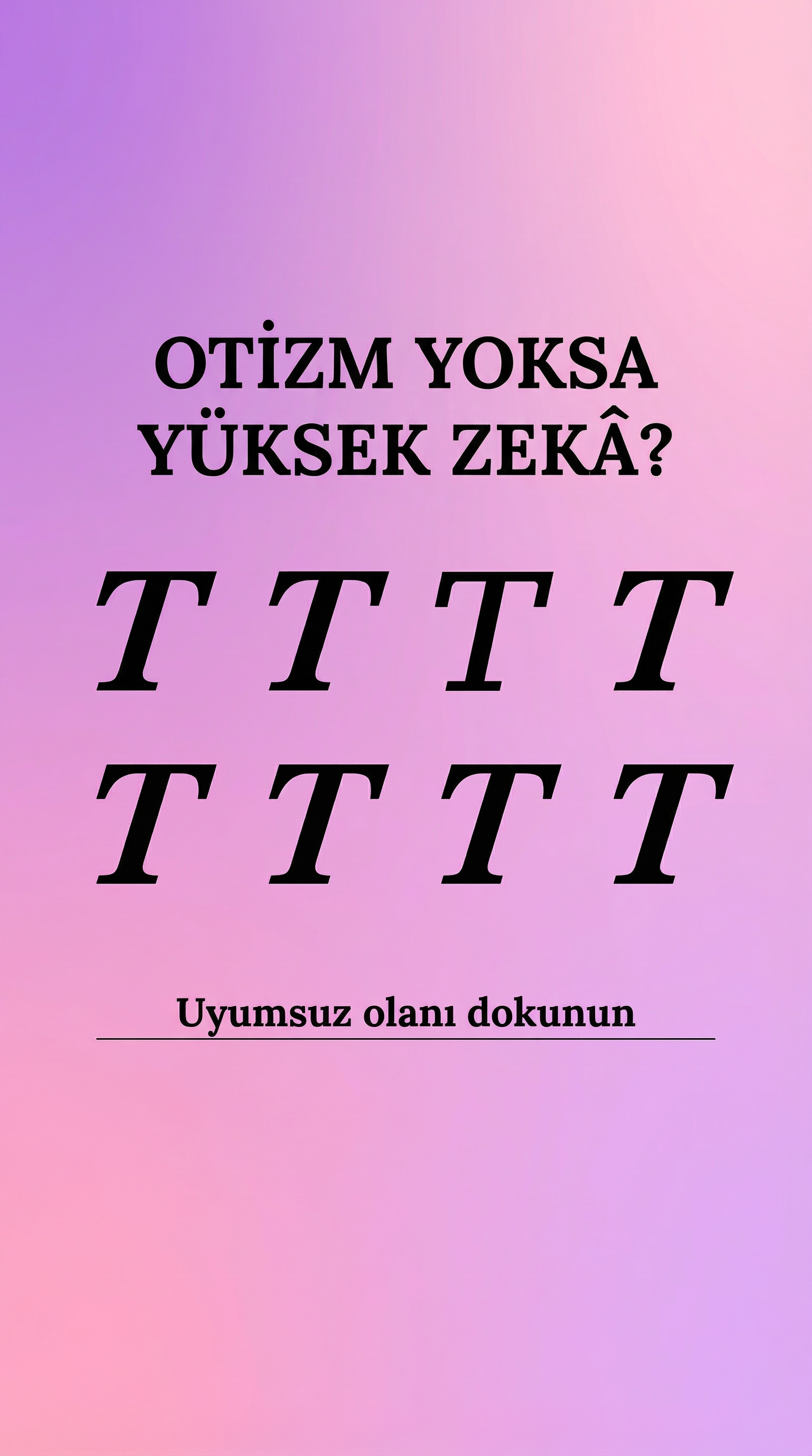 International Brain Test Facebook ad