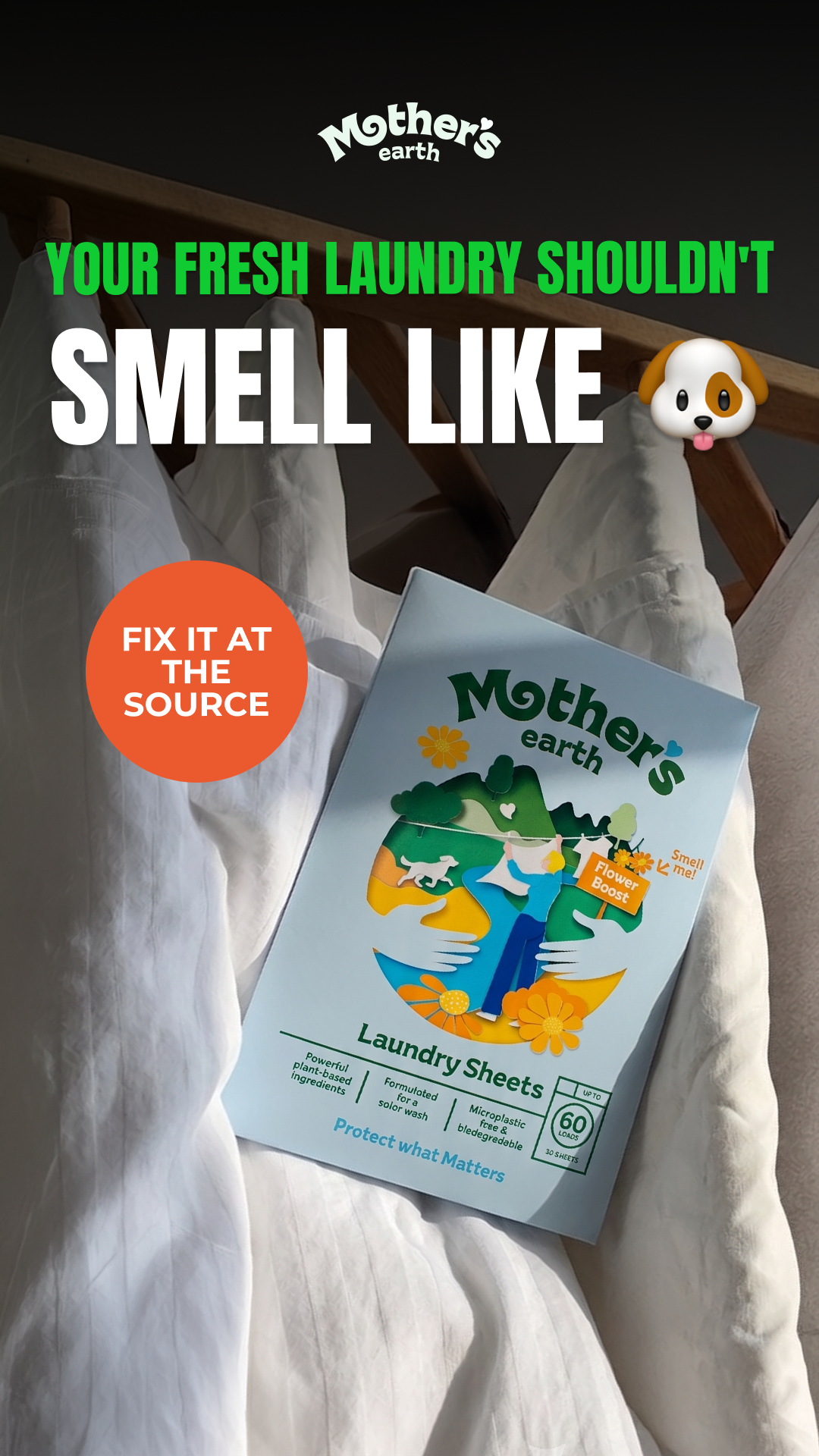 Mothers Earth Facebook ad